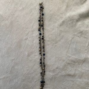 Bronze beaded necklace